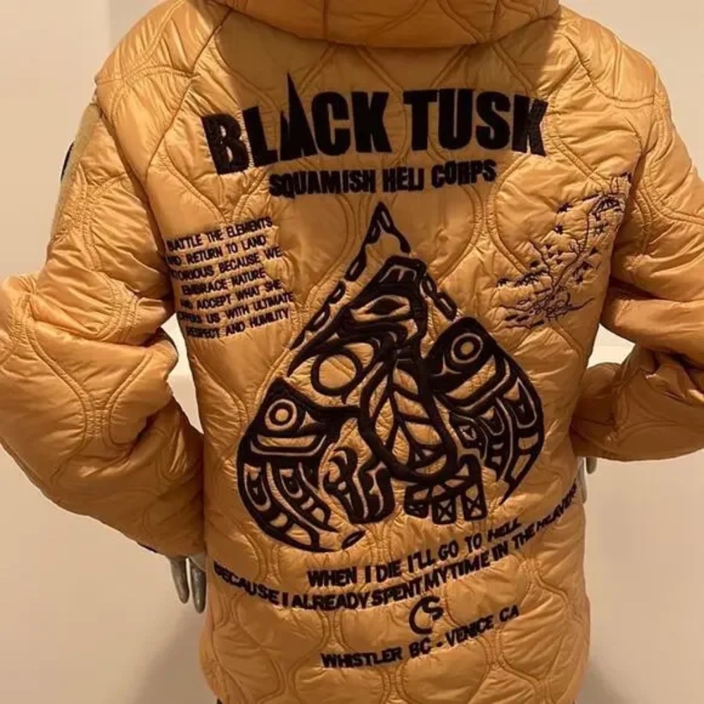 COLDSMOKE Black Tusk Jacket Firefighter Owned/Operated Business Unisex